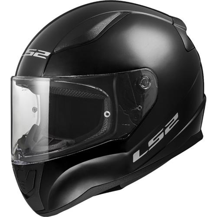 CASCO MOTO LS2 INTEGRAL FF353 RAPID II SOLID GLOSS NEGRO 22-06 M